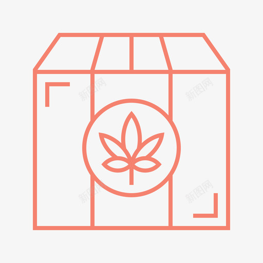 包装盒子大麻svg_新图网 https://ixintu.com 大麻 包装 盒子 运输