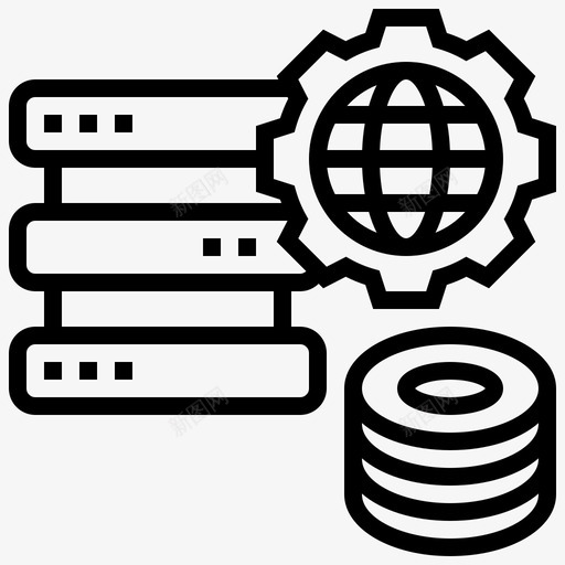 大数据云技术39线性svg_新图网 https://ixintu.com 大数 数据 技术 线性