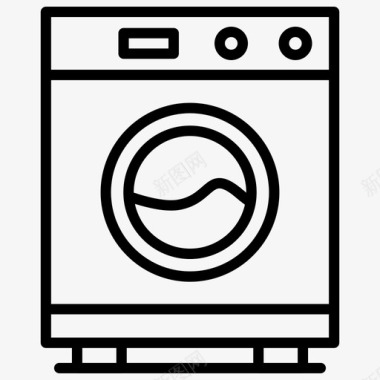 洗衣房洗衣机超级市场普通系列92图标