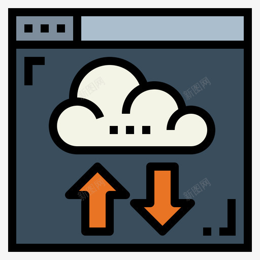 传输数据传输6线性颜色svg_新图网 https://ixintu.com 传输 数据传输 线性 颜色