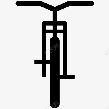 自行车娱乐交通工具图标