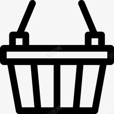 购物篮instagram重点报道购物4线性图标