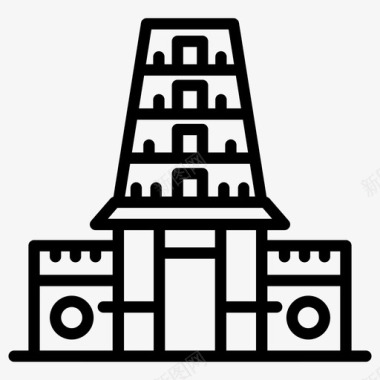 斯里马里亚曼寺斯里兰卡马里亚曼寺印度教寺庙图标