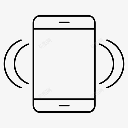 振动呼叫移动svg_新图网 https://ixintu.com 振动 呼叫 移动 振铃 通信 细线 线组