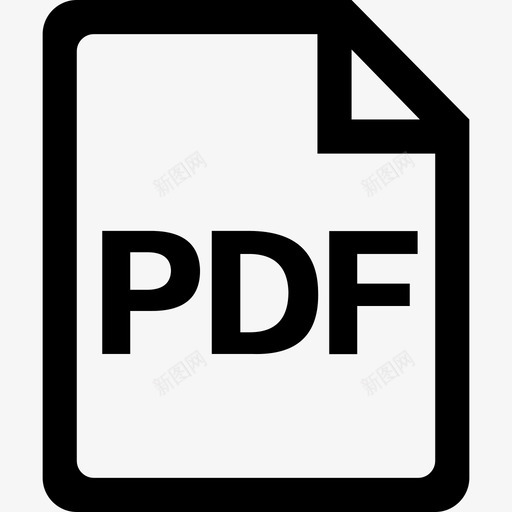 上传pdfsvg_新图网 https://ixintu.com 上传 pdf 线性 单色 商务