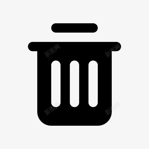 删除垃圾桶基本用户界面svg_新图网 https://ixintu.com 删除 垃圾桶 基本 用户界面
