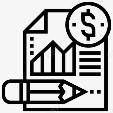 摘要分析现金图标