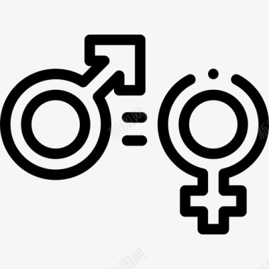 性别平等女权主义35直系图标