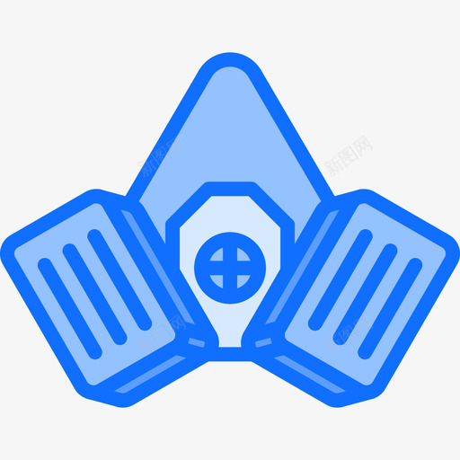口罩涂鸦3蓝色svg_新图网 https://ixintu.com 口罩 涂鸦 蓝色