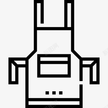 围裙屠夫36直线型图标