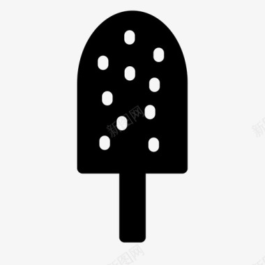 冰淇淋杏仁坚果巧克力图标