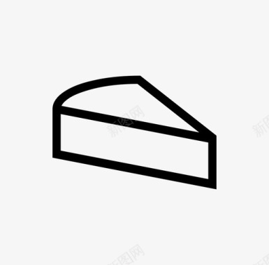 香草芝士蛋糕甜点美味图标