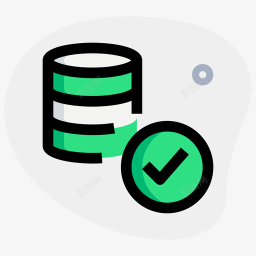已验证web应用程序数据库5圆形形状svg_新图网 https://ixintu.com 验证 web 应用程序 数据库 圆形 形状
