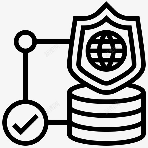 数据库安全网络托管74线性svg_新图网 https://ixintu.com 数据库 安全 网络 托管 线性