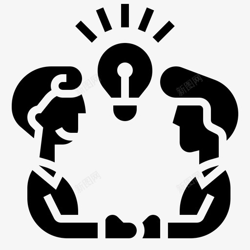 头脑风暴创造性过程95字形svg_新图网 https://ixintu.com 头脑 风暴 创造性 过程 字形