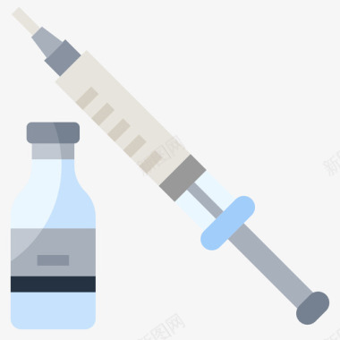 疫苗健康79扁平图标