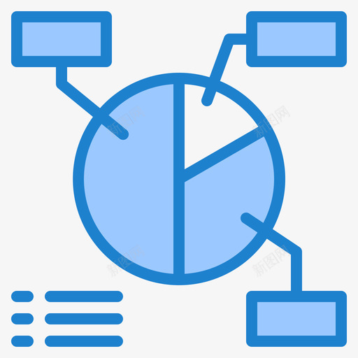 饼图商业和金融121蓝色svg_新图网 https://ixintu.com 饼图 商业 金融 蓝色