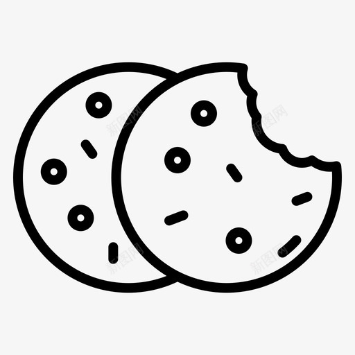 曲奇饼干超市98直式svg_新图网 https://ixintu.com 曲奇 饼干 超市 直式