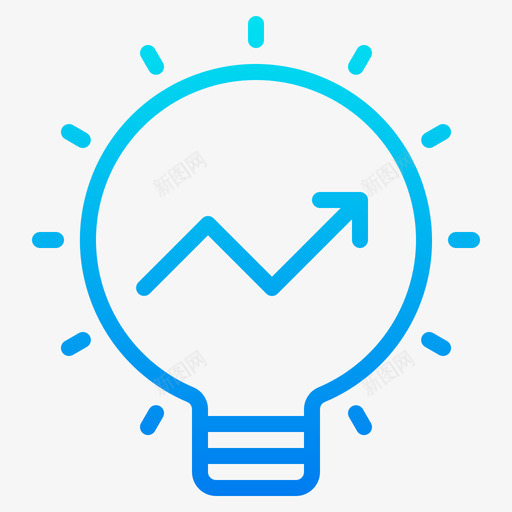 灯泡商业和金融118梯度svg_新图网 https://ixintu.com 灯泡 商业 金融 梯度