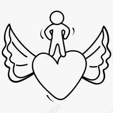 心之翼天使之心爱之天使图标