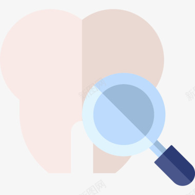 牙齿牙科护理36扁平图标