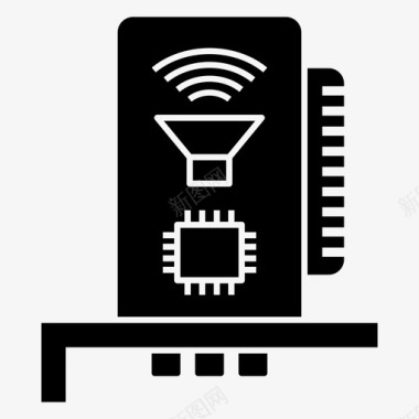 声卡电脑硬体扩充卡图标