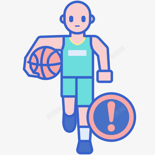 Carry篮球59线性颜色svg_新图网 https://ixintu.com Carry 篮球 线性 颜色
