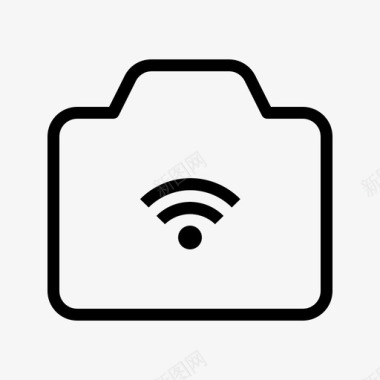 摄像头wifi连接摄影图标