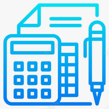 会计商业501梯度图标