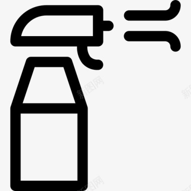 清洁肥皂喷雾瓶图标