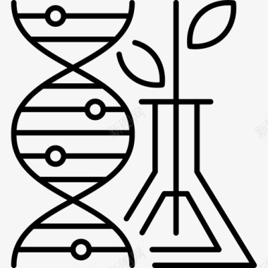 生物科学农业植物学图标