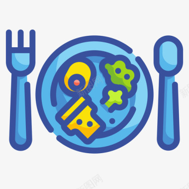 菜肴健康食品49正色图标