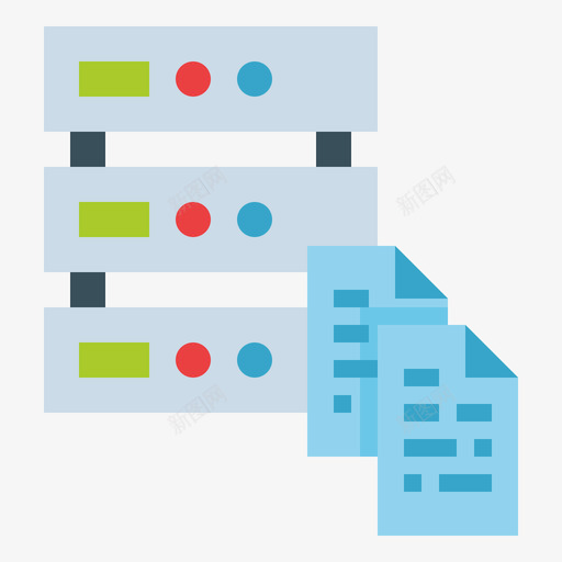 数据存储数据分析16平面svg_新图网 https://ixintu.com 数据 存储 数据分析 平面