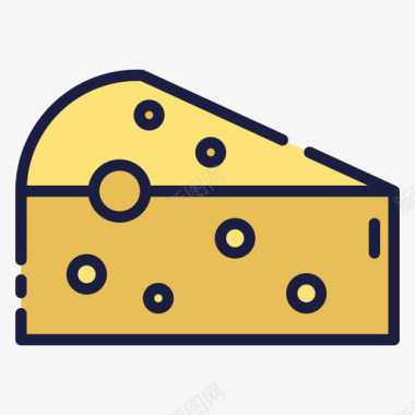 奶酪超市96原色图标