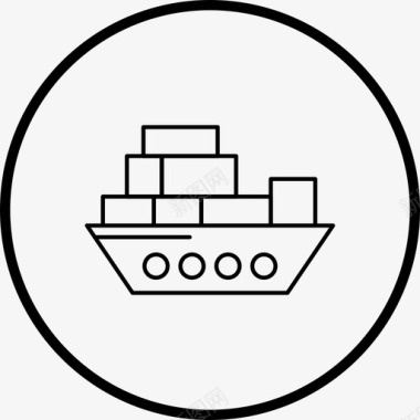运输船船线图标图标