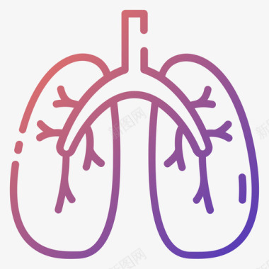 肺医院73梯度图标
