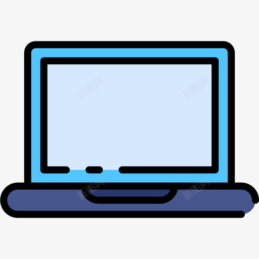 笔记本电脑168设计线性颜色svg_新图网 https://ixintu.com 笔记本 电脑 设计 线性 颜色