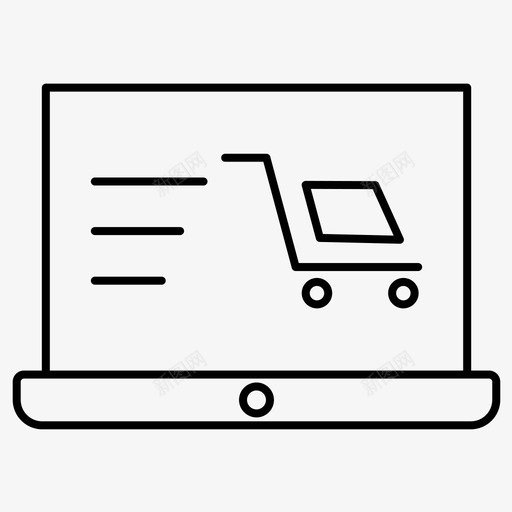 在线笔记本电脑在线购物svg_新图网 https://ixintu.com 在线 笔记本 电脑 在线购物 营销 常规 线路