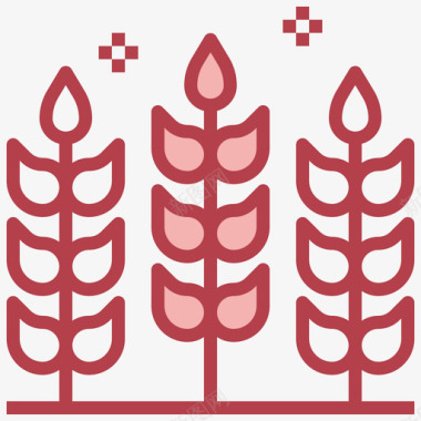 小麦酿酒厂4红色图标