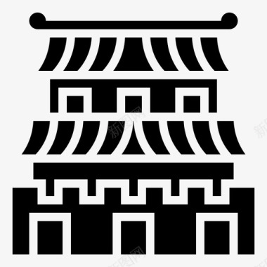 庆冈城堡韩国图标