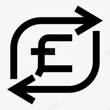 欧元交易美元货币图标