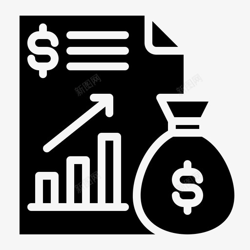 条形图商业和金融116填充svg_新图网 https://ixintu.com 条形图 商业 金融 填充