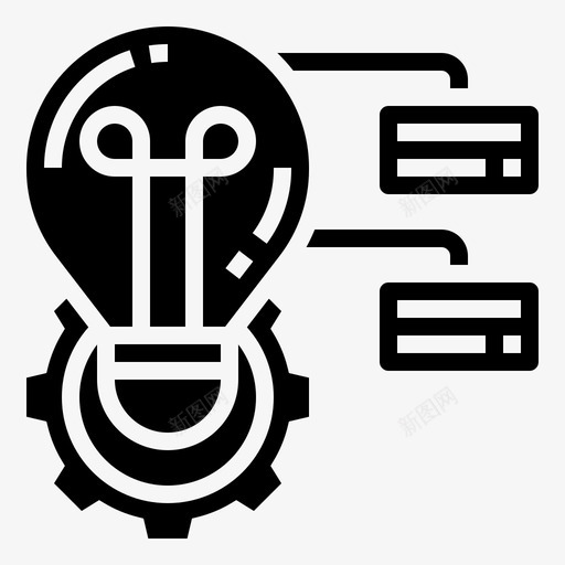 创意图表灯泡svg_新图网 https://ixintu.com 创意 图表 灯泡 项目 项目管理 图示