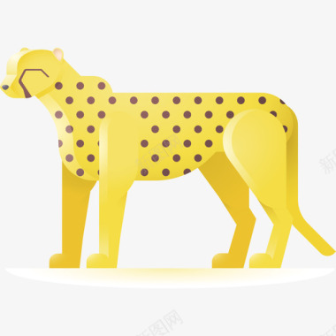 猎豹动物98彩色图标