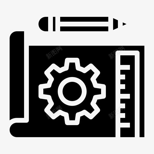 蓝图工程107填充svg_新图网 https://ixintu.com 蓝图 工程 填充