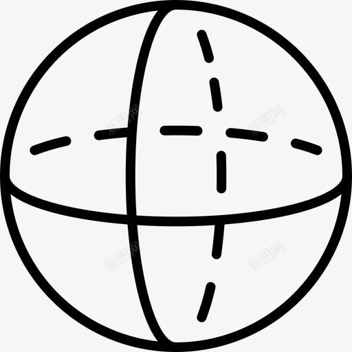 球体设计165线性svg_新图网 https://ixintu.com 球体 设计 线性