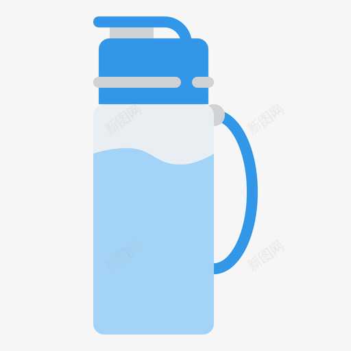 瓶装水旅行318平的svg_新图网 https://ixintu.com 瓶装 装水 旅行 平的