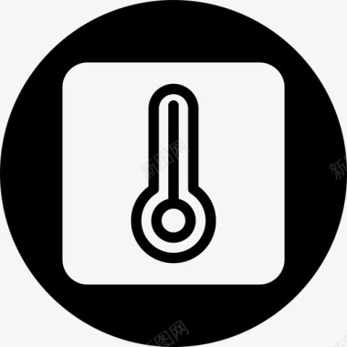 温度计温度webui圆形填充图标