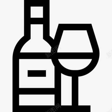 葡萄酒庆祝56直系图标
