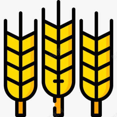 小麦自然133线性颜色图标